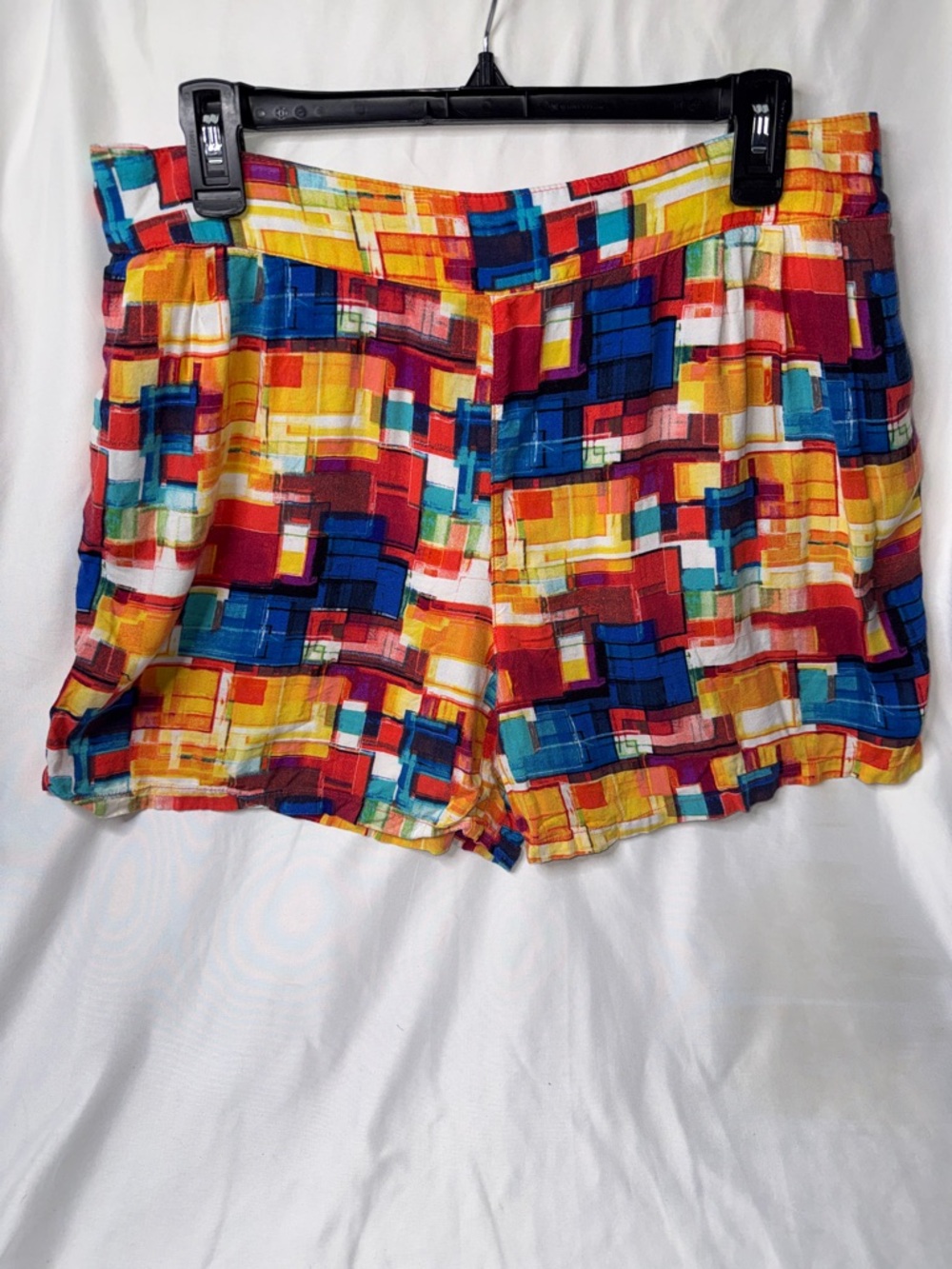 Cato Multicolor Geometric Print Shorts
